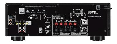 Yamaha RX-V385B 5.1-channel AV Receiver