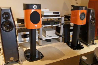 Focal Sopra No1 Monitors in Electric Orange Finish - DEMO PAIR