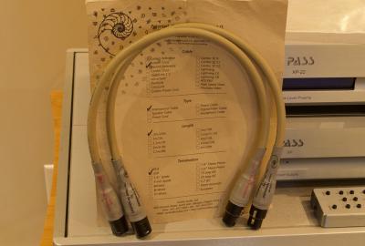 Cardas Neutral Reference 0.5M XLR Interconnects