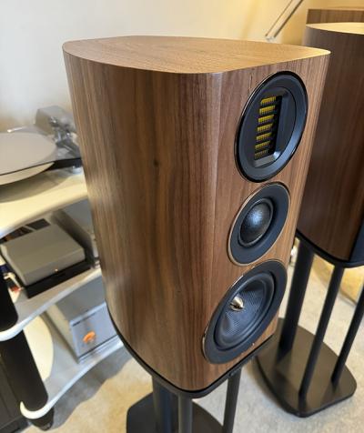 Wharfedale EVO 4.2 Monitors Walnut Finish